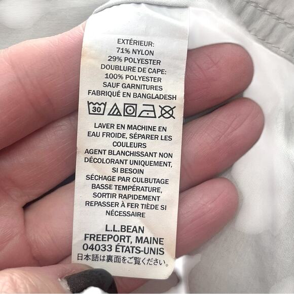 L.L. BEAN Fishing Shirt Vented Short Sleeve
Button Up Nylon Stone UPF 50 Men’s M - Picture 7 of 8